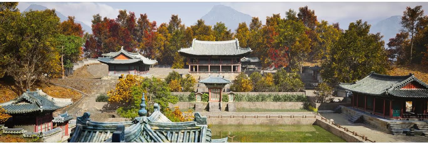 Photoreal Unreal Engine visualization of Changdeokgung